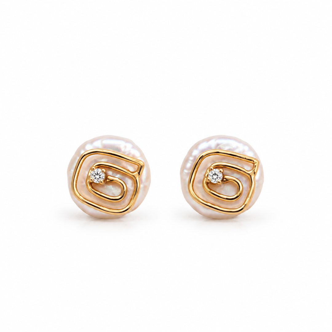 Mini Zeta Earrings