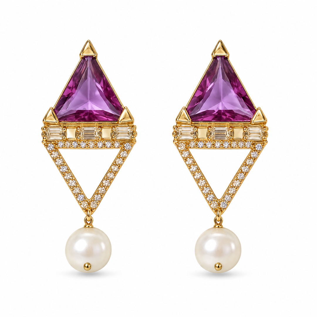 Grape Sorbet Earrings