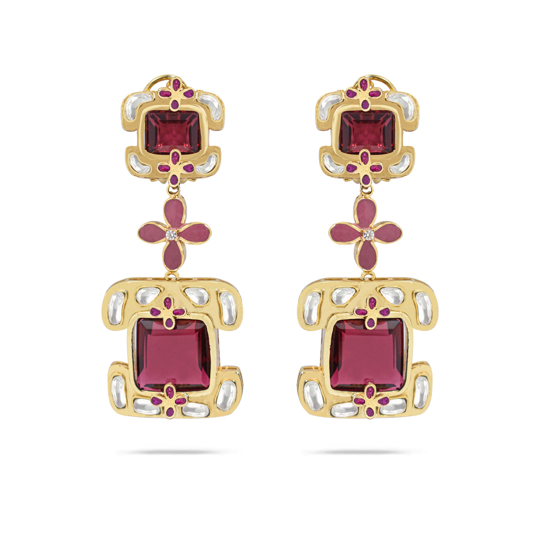 Fuchsia Glow Earrings