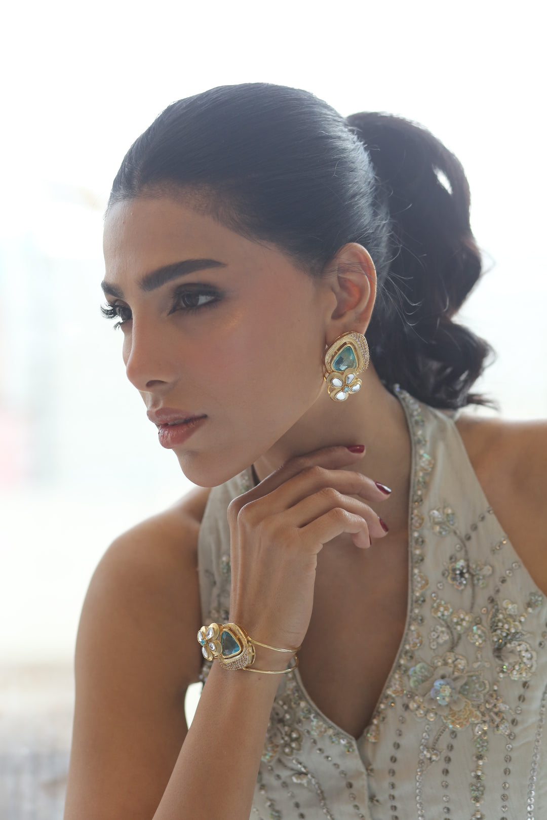 Blue Sparkle Earrings