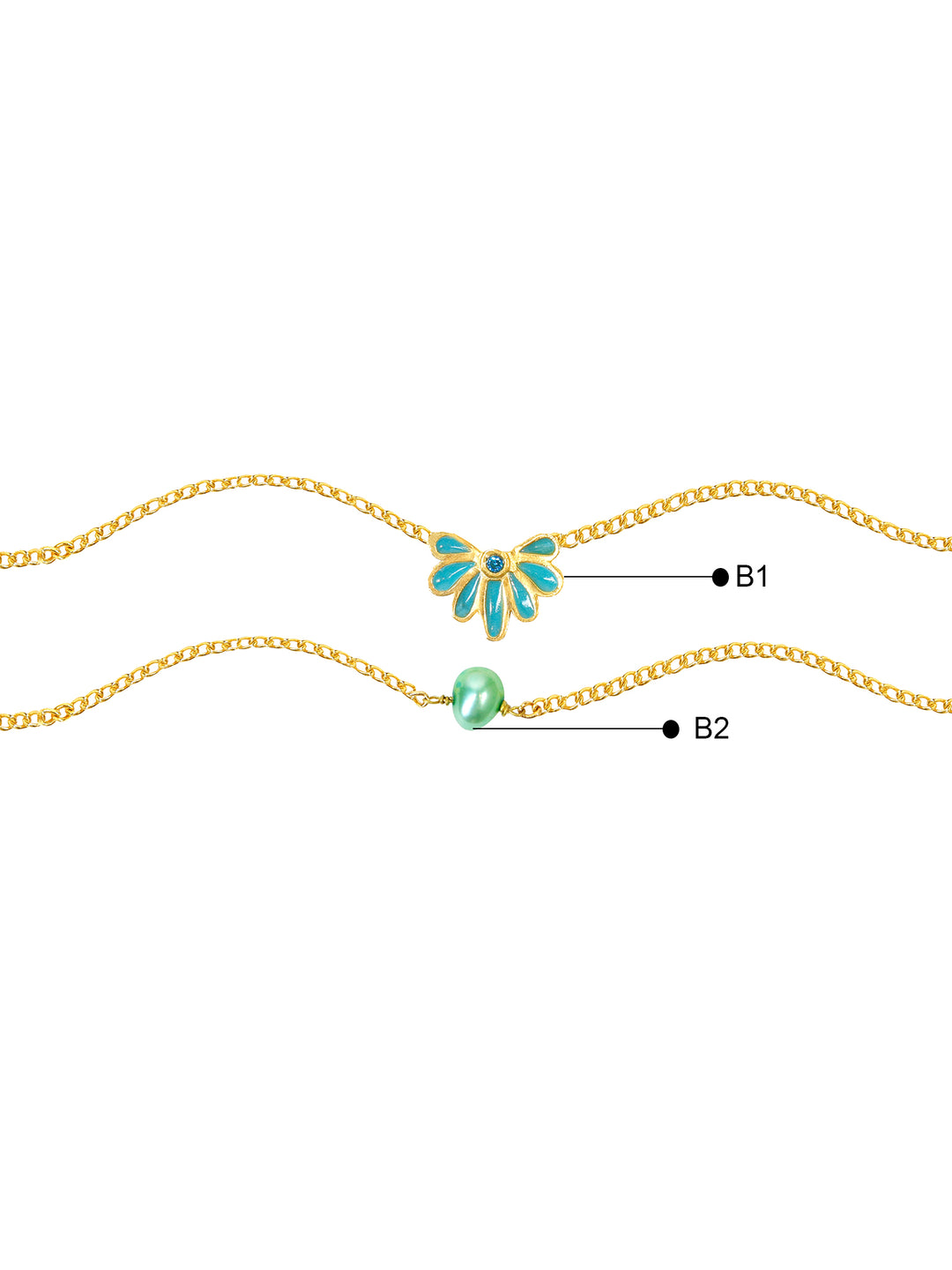 Ocean Leaf Bracelet