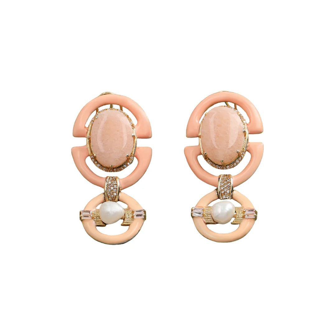 Peachy Peach Earrings