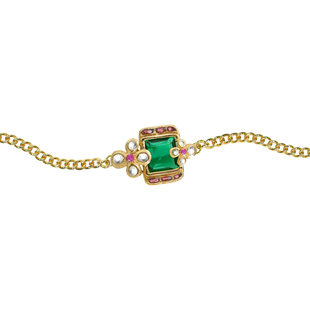 Scarlet Emerald Bracelet