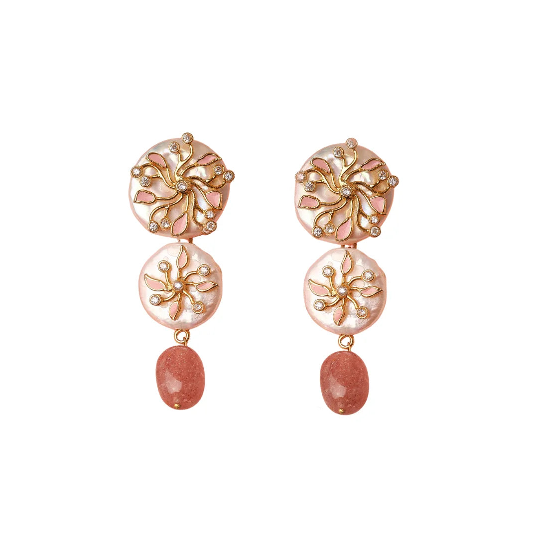 Shades of Pink Earrings