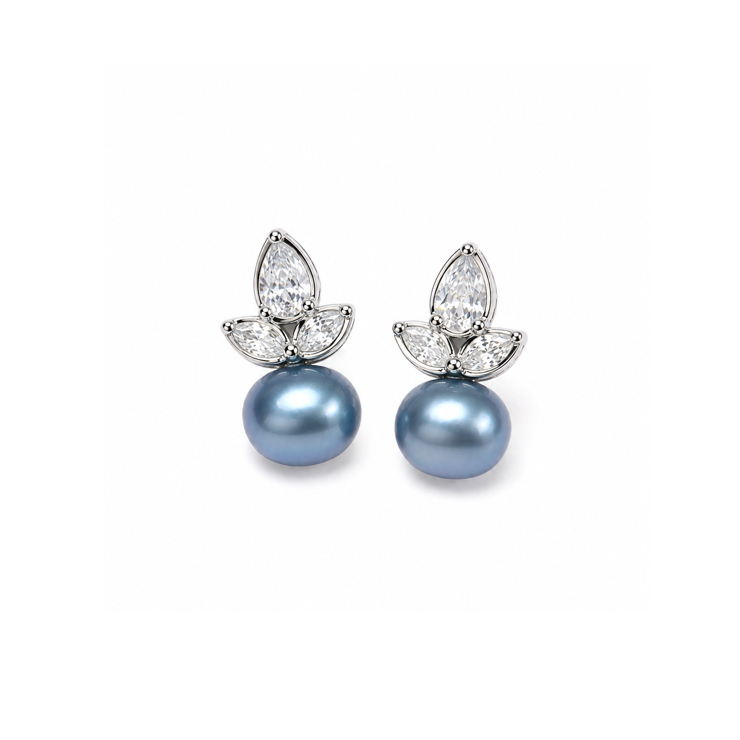 Blueberry Mist Earrings