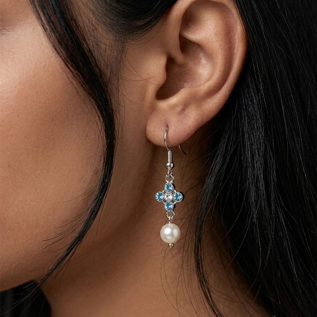 Frozen dew earrings