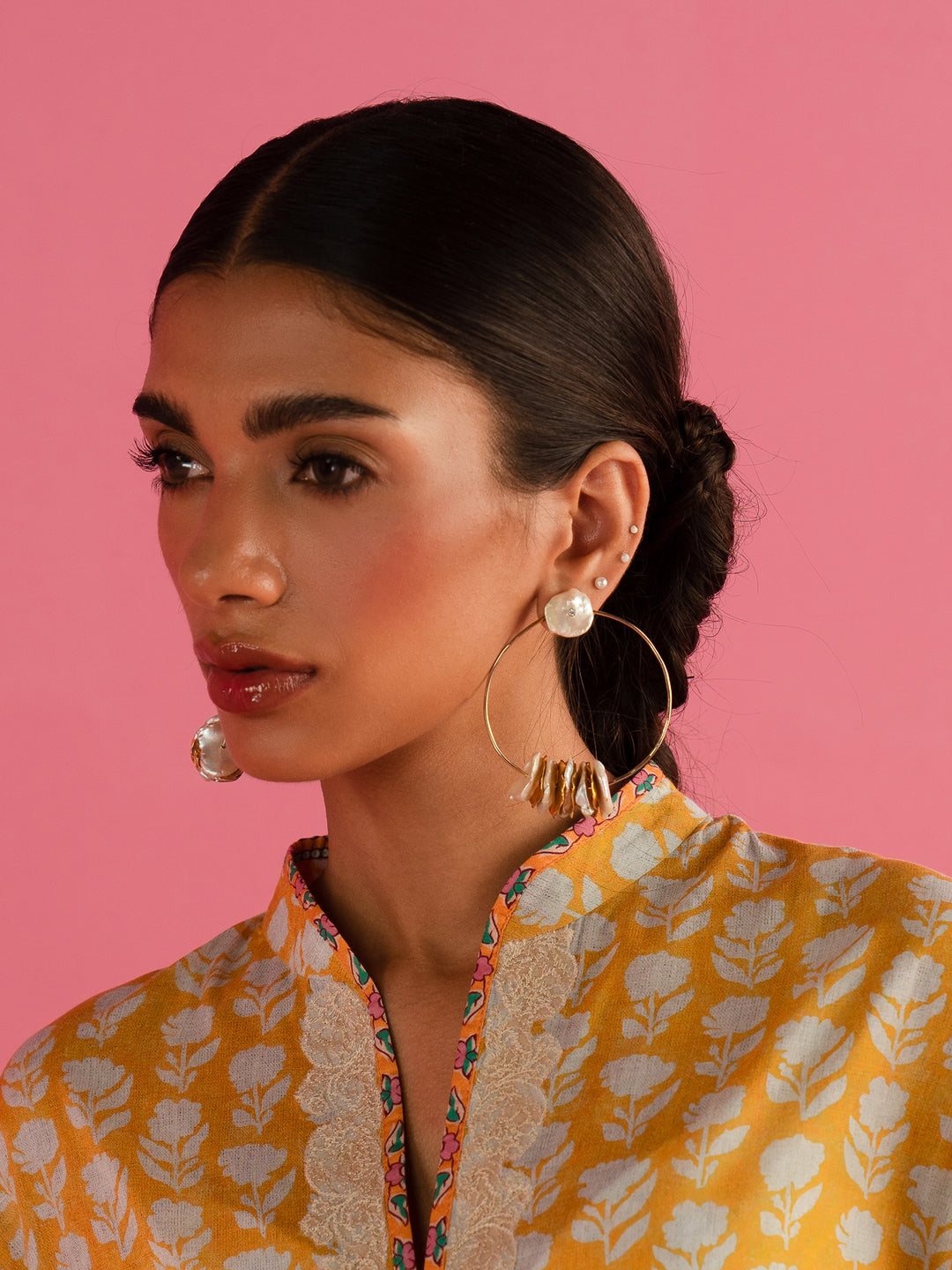 Keshi Loop Earrings