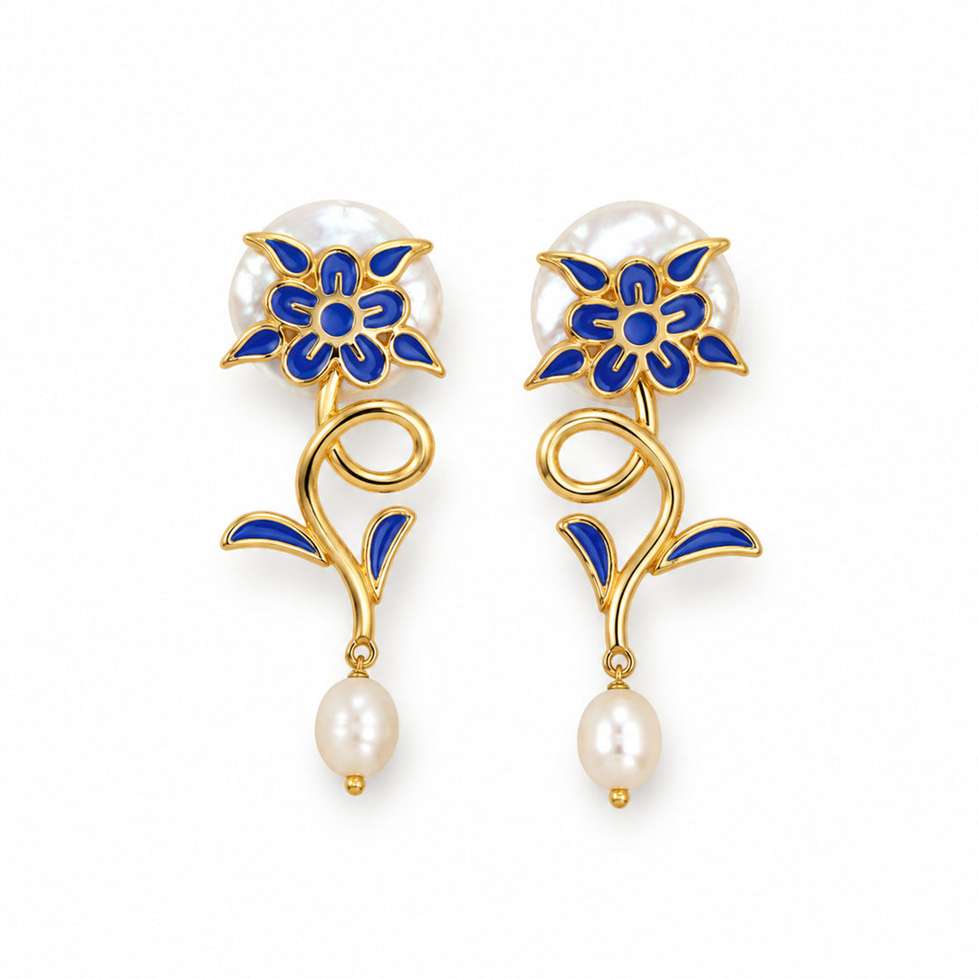 Lapis Love Earrings