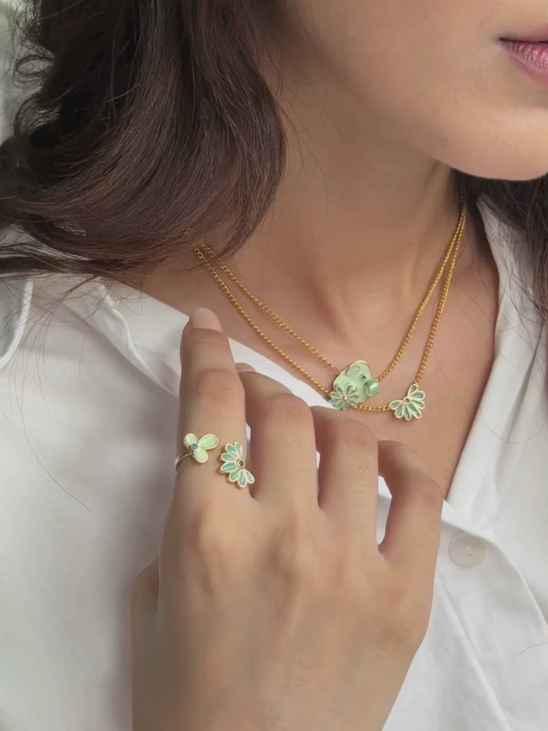 Ocean Leaf Earrings