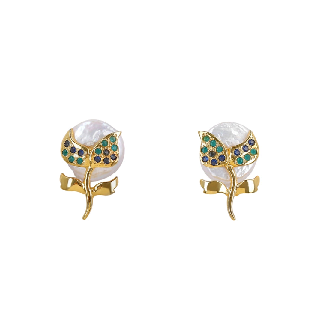 Salted Amber Earrings
