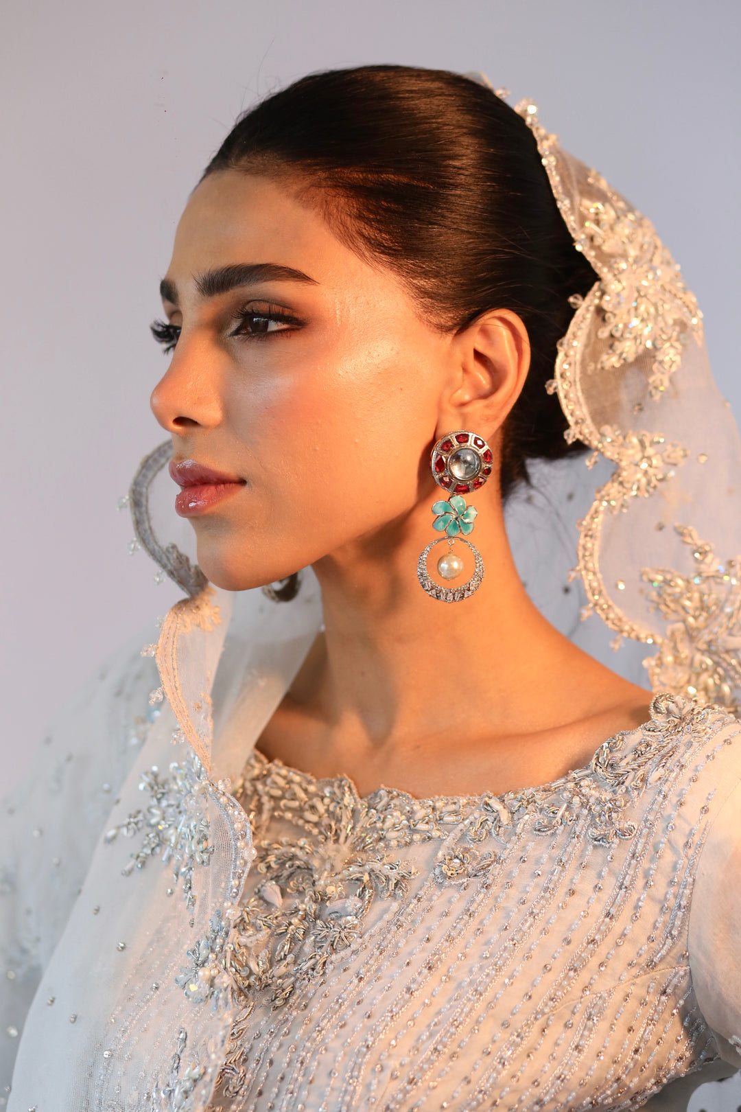 Ruby Streak Earrings