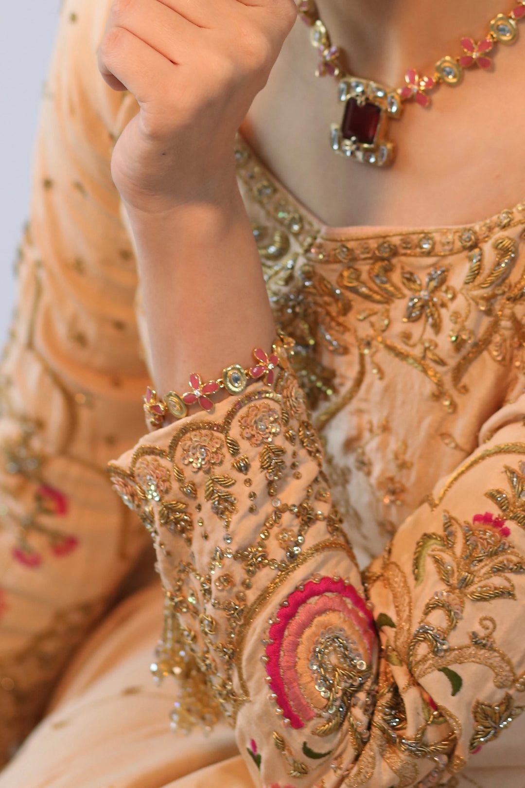 Fuchsia Glow Bracelet