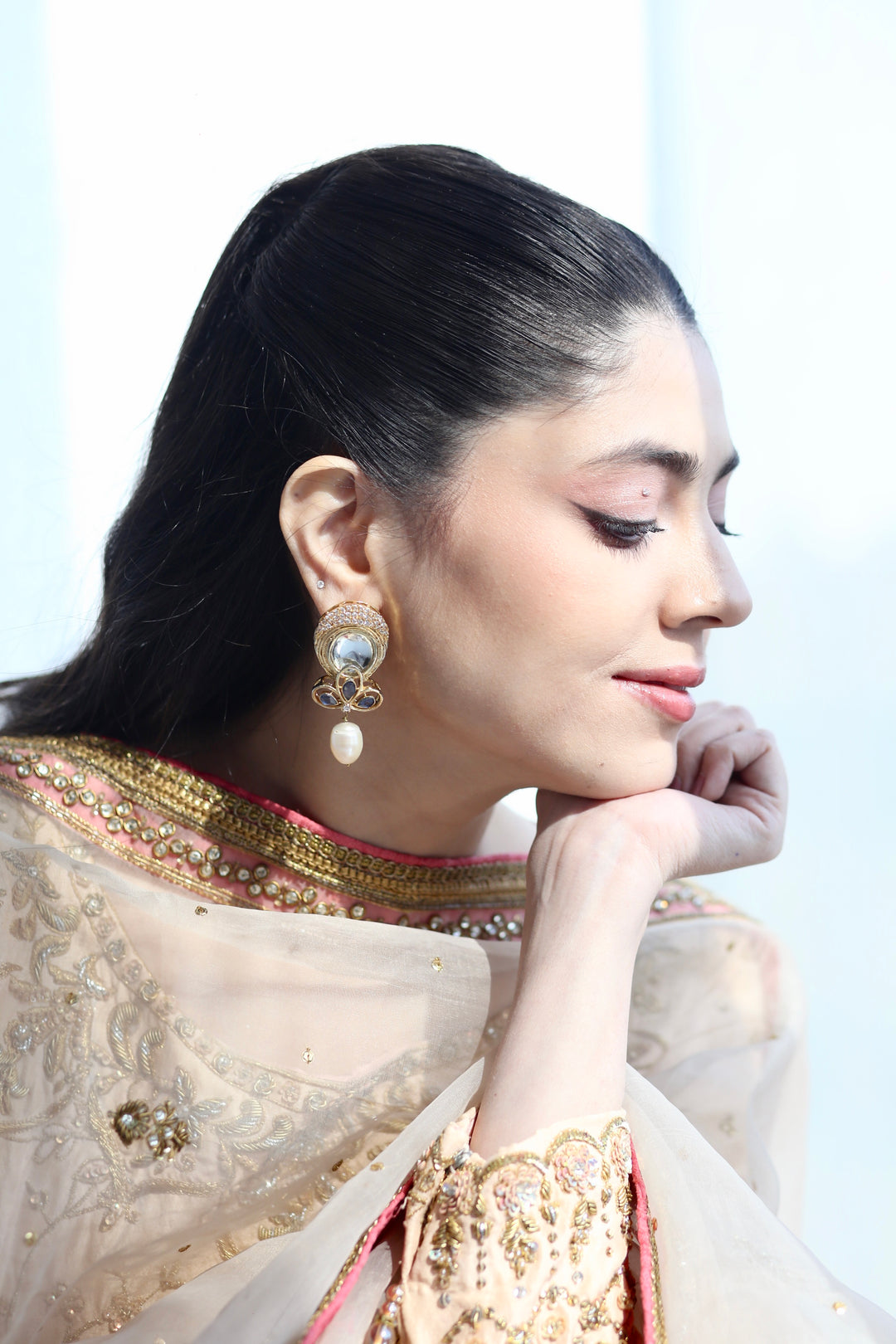 Frosted Glow Earrings