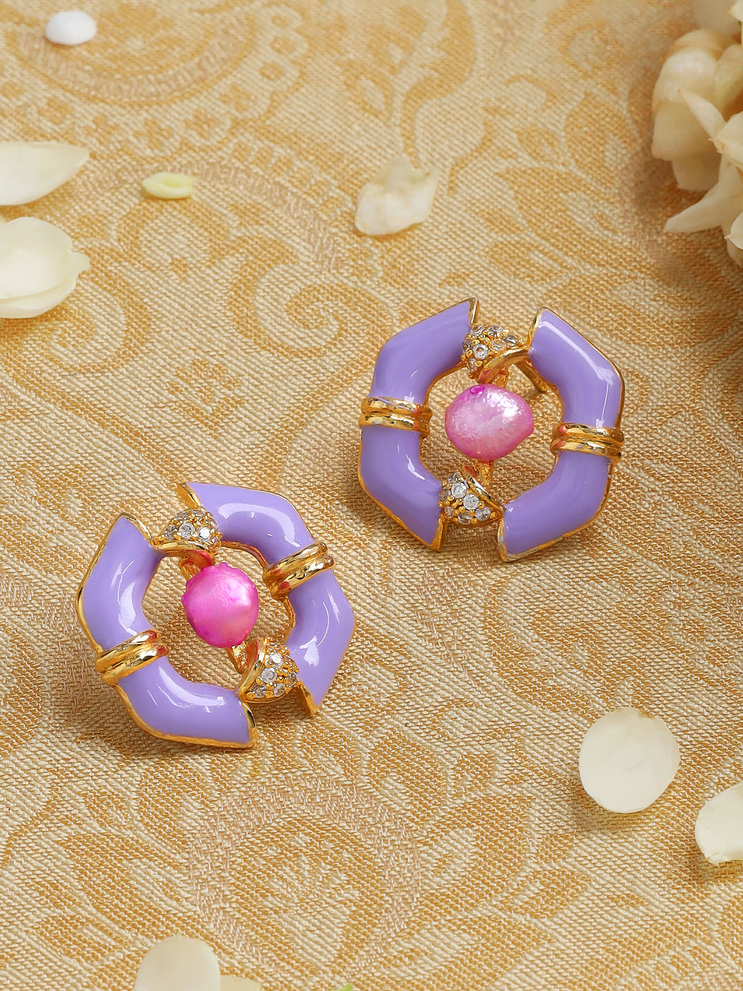 Lilac Taffy Earrings