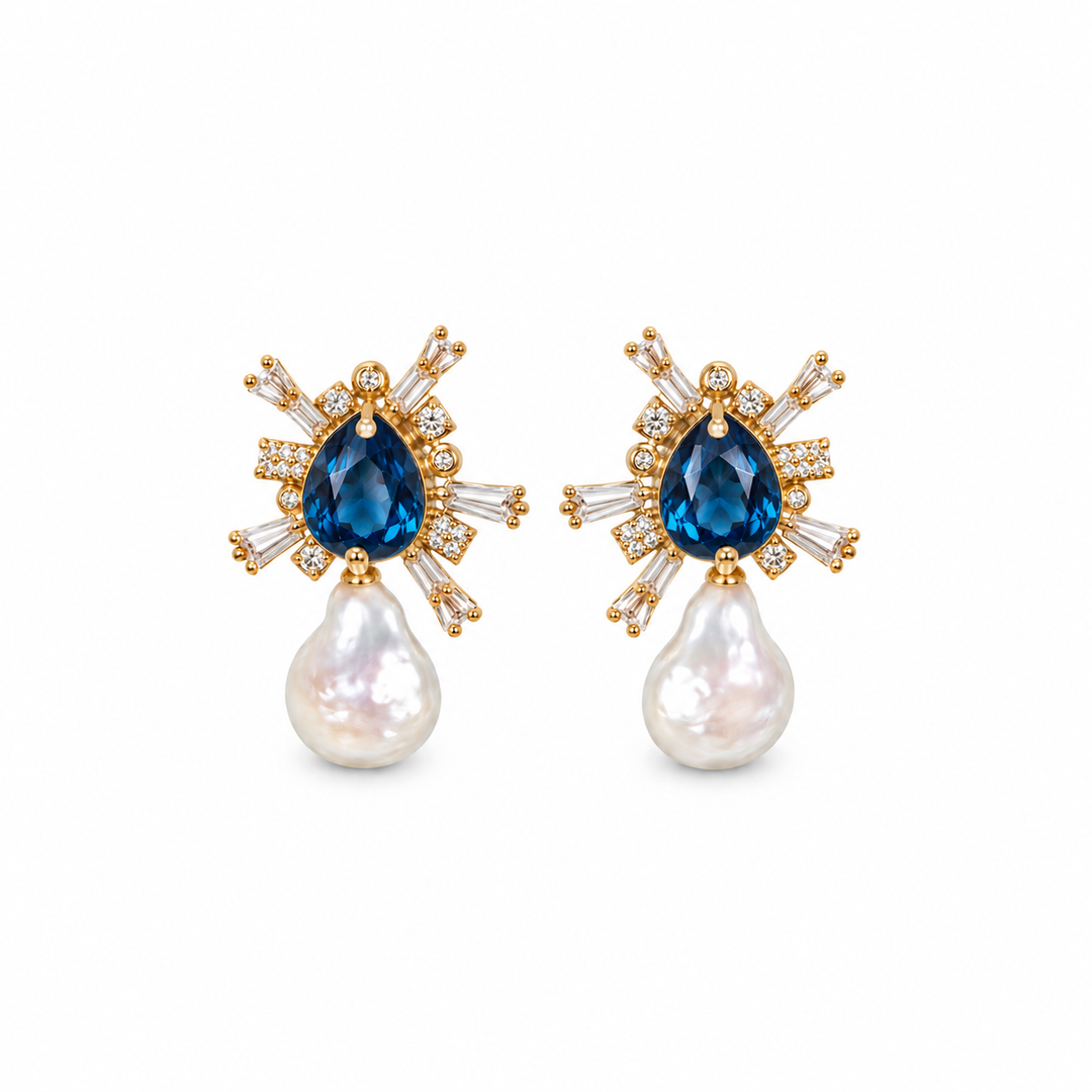Waffle Earrings