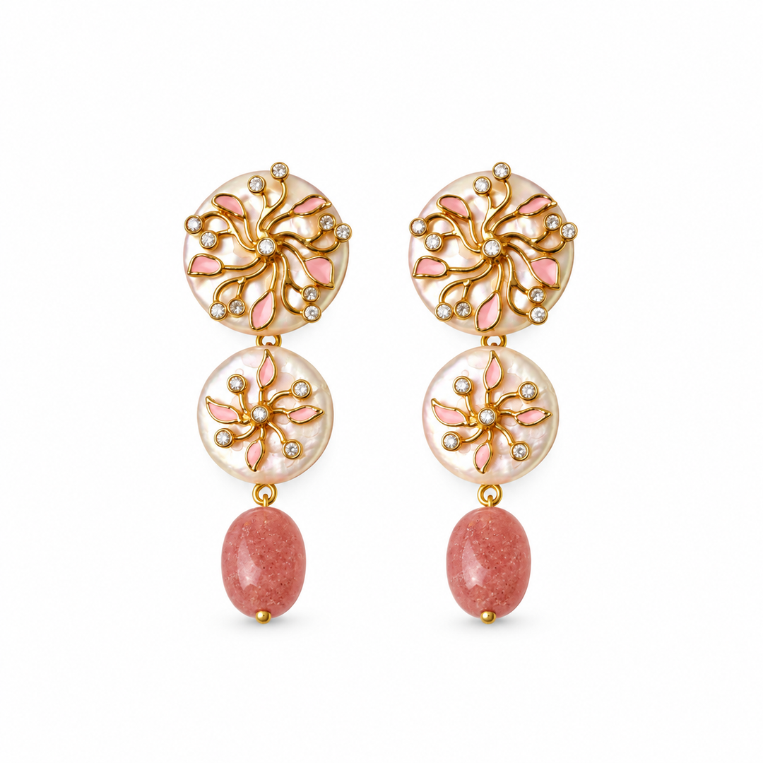 Shades of Pink Earrings