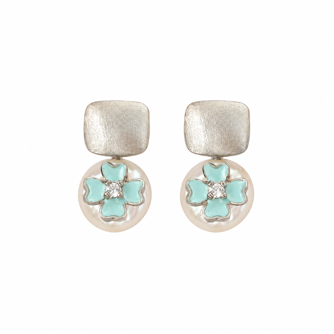 Floral Charm Earrings