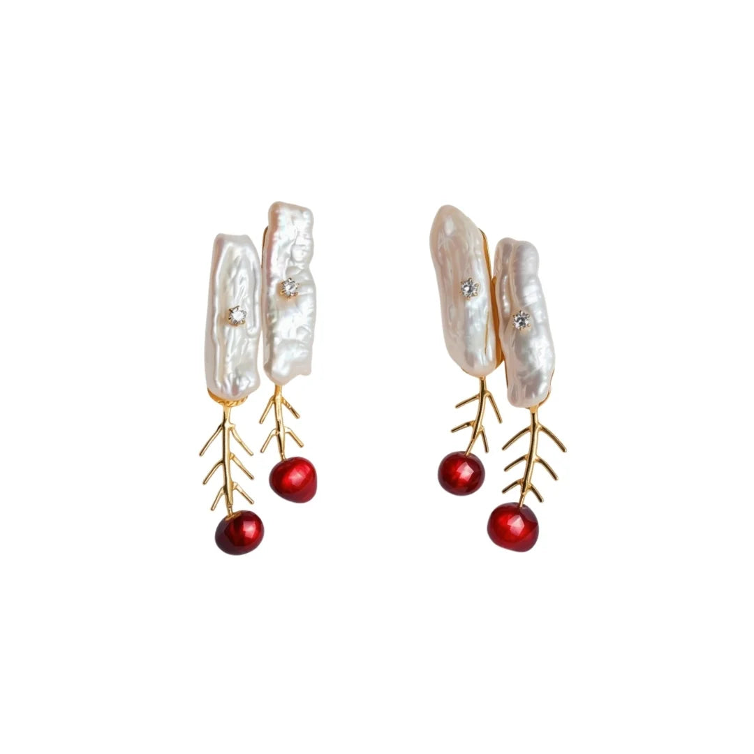 Dangly Cherries Earrings