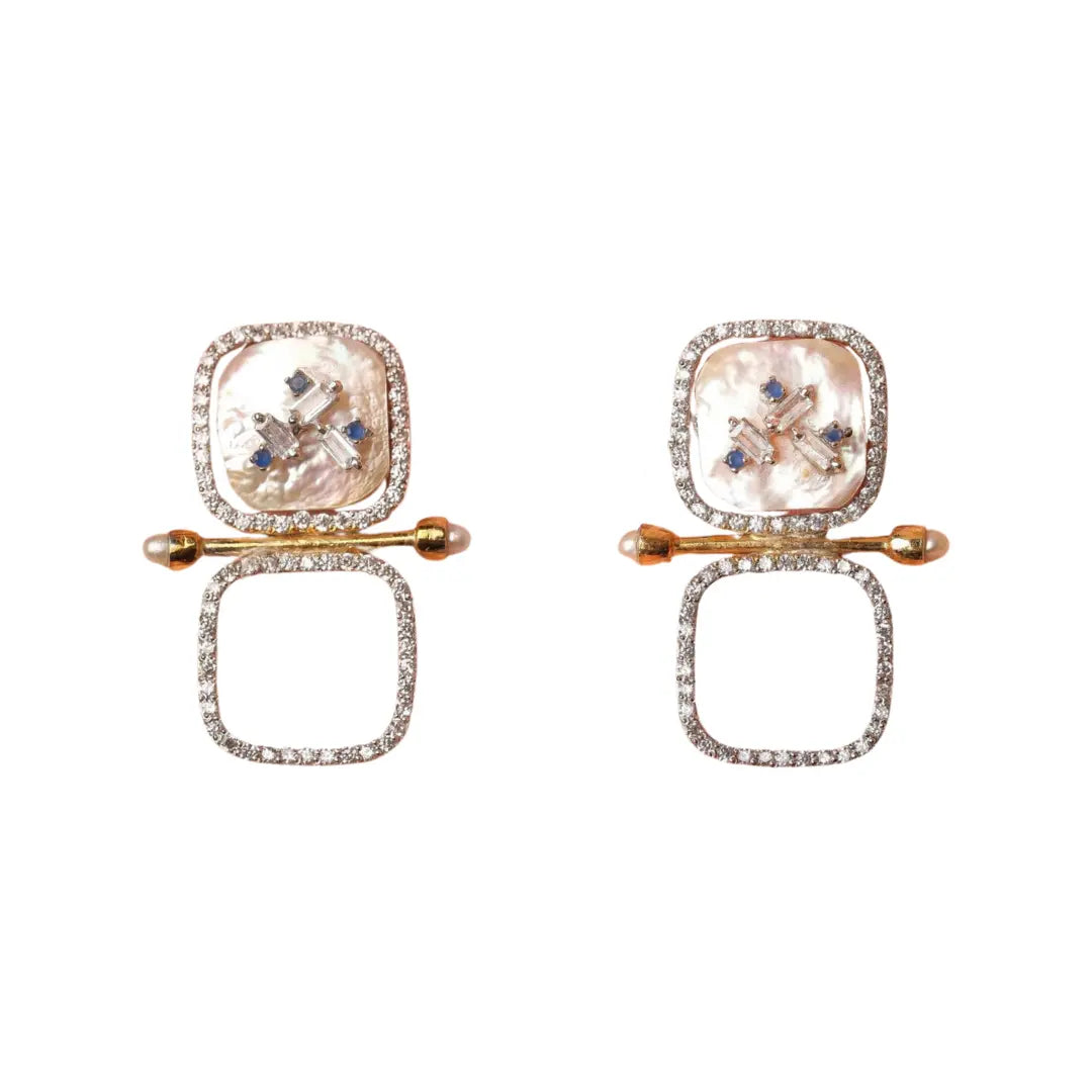 Double Bloom Earrings