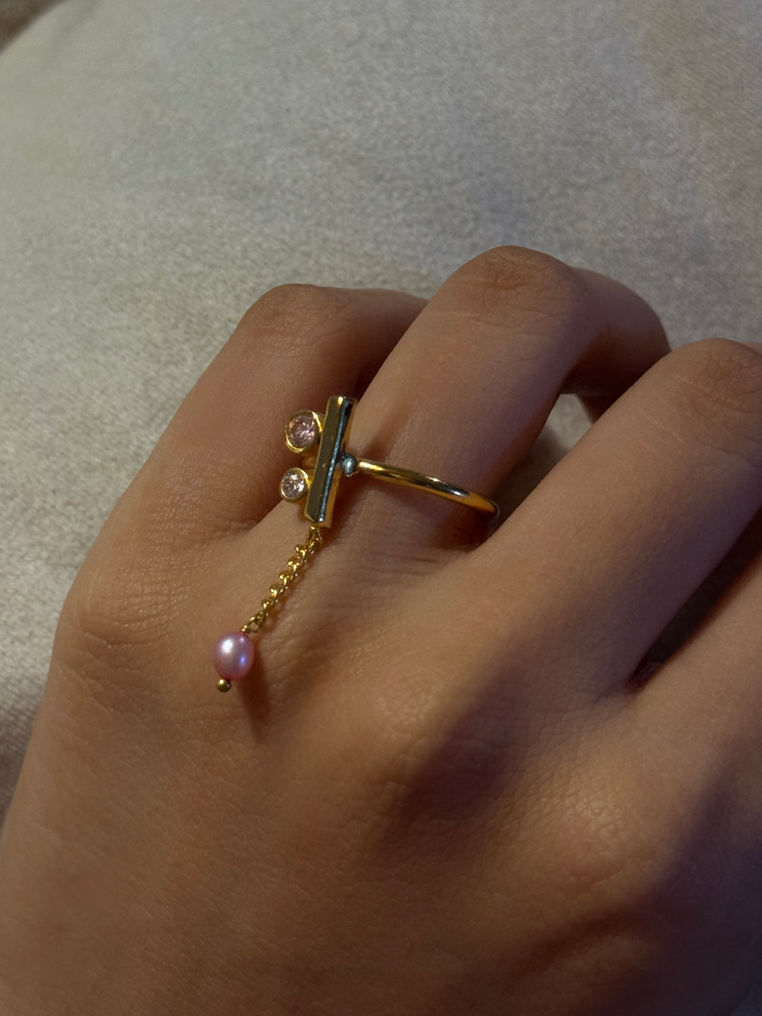 Blushberry Pearl Ring