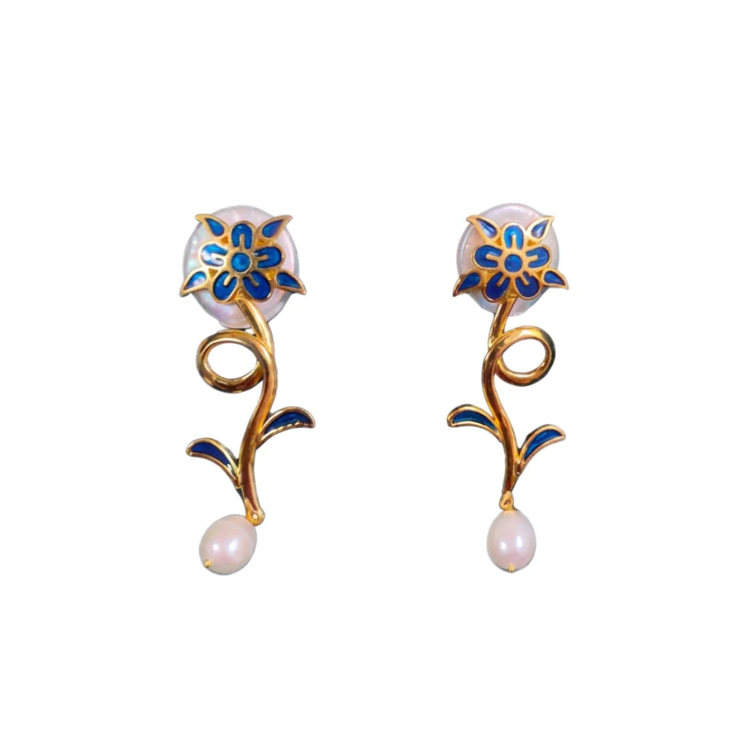 Lapis Love Earrings