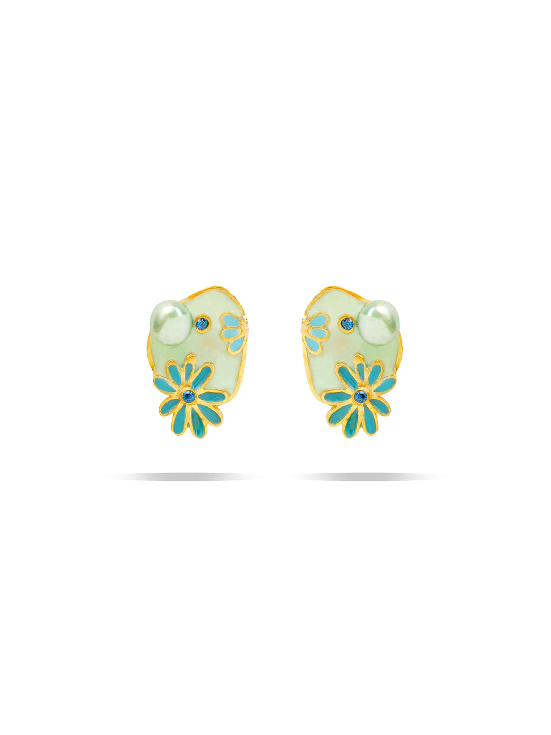 Ocean Leaf Earrings