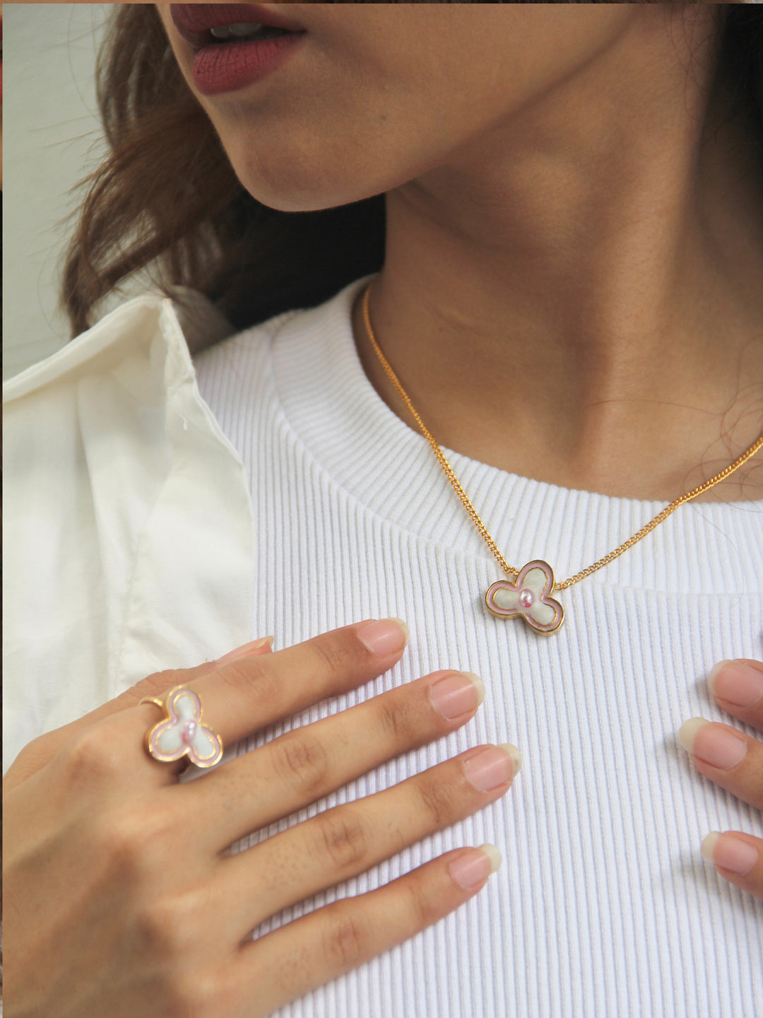 Pink Mirage Ring