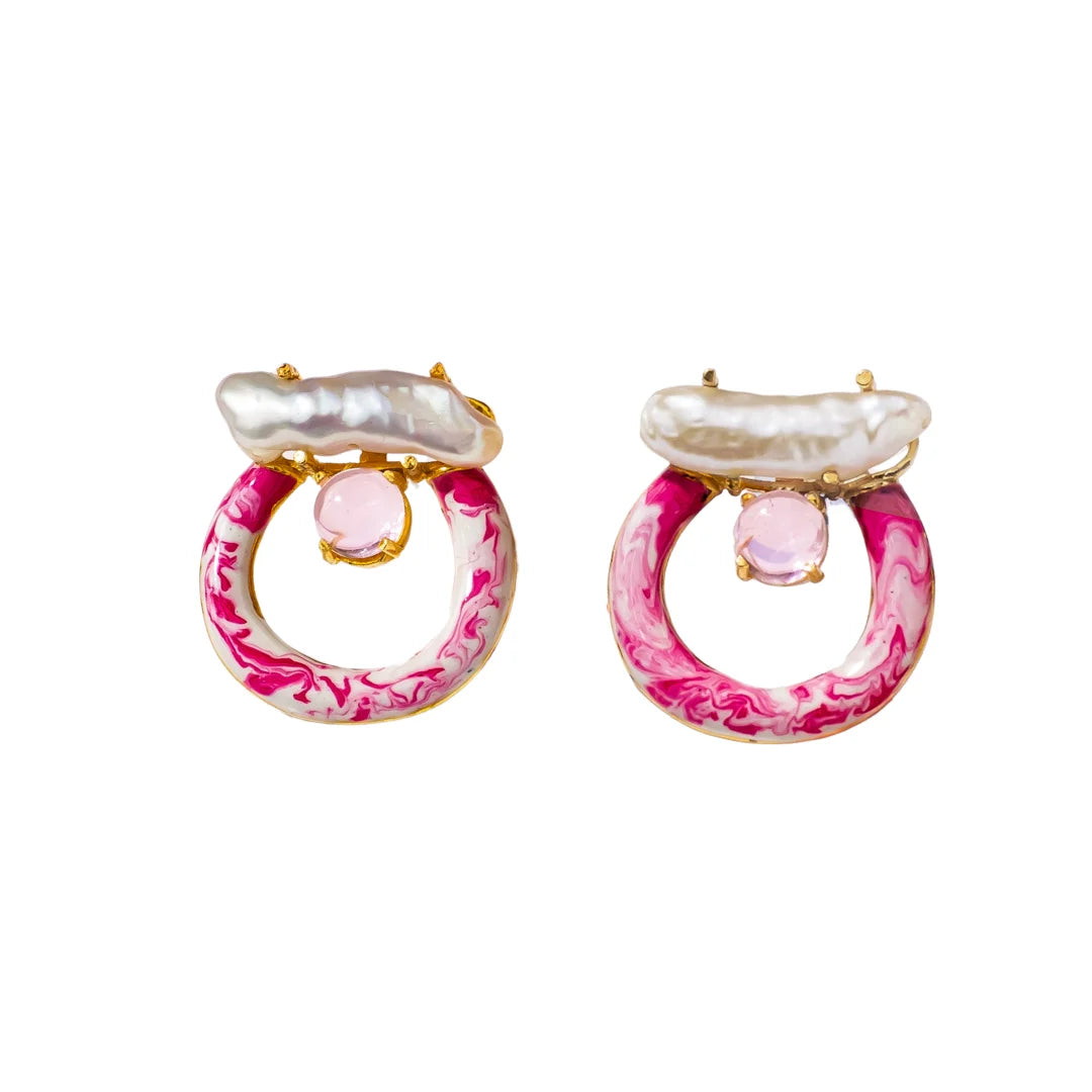 Pink Pinch Earrings