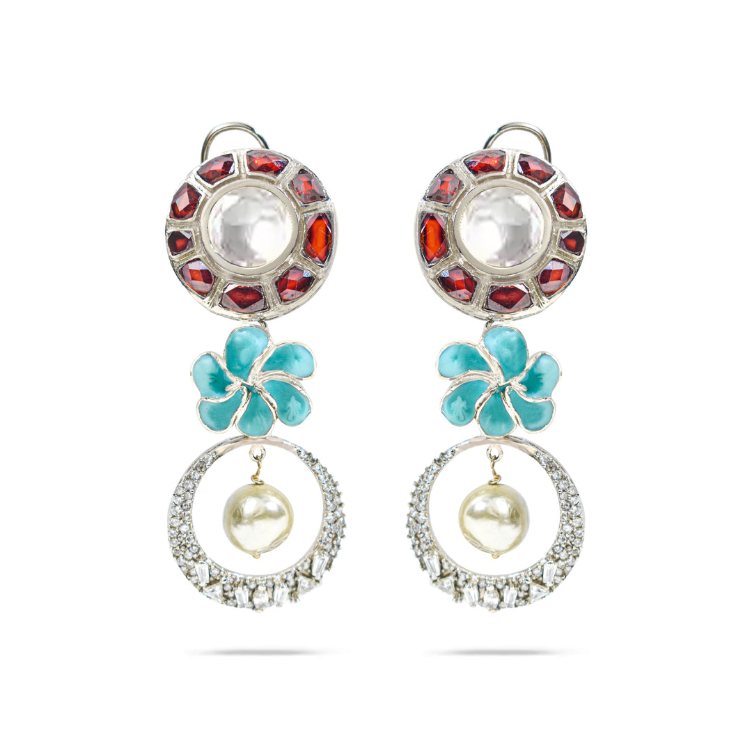 Ruby Streak Earrings