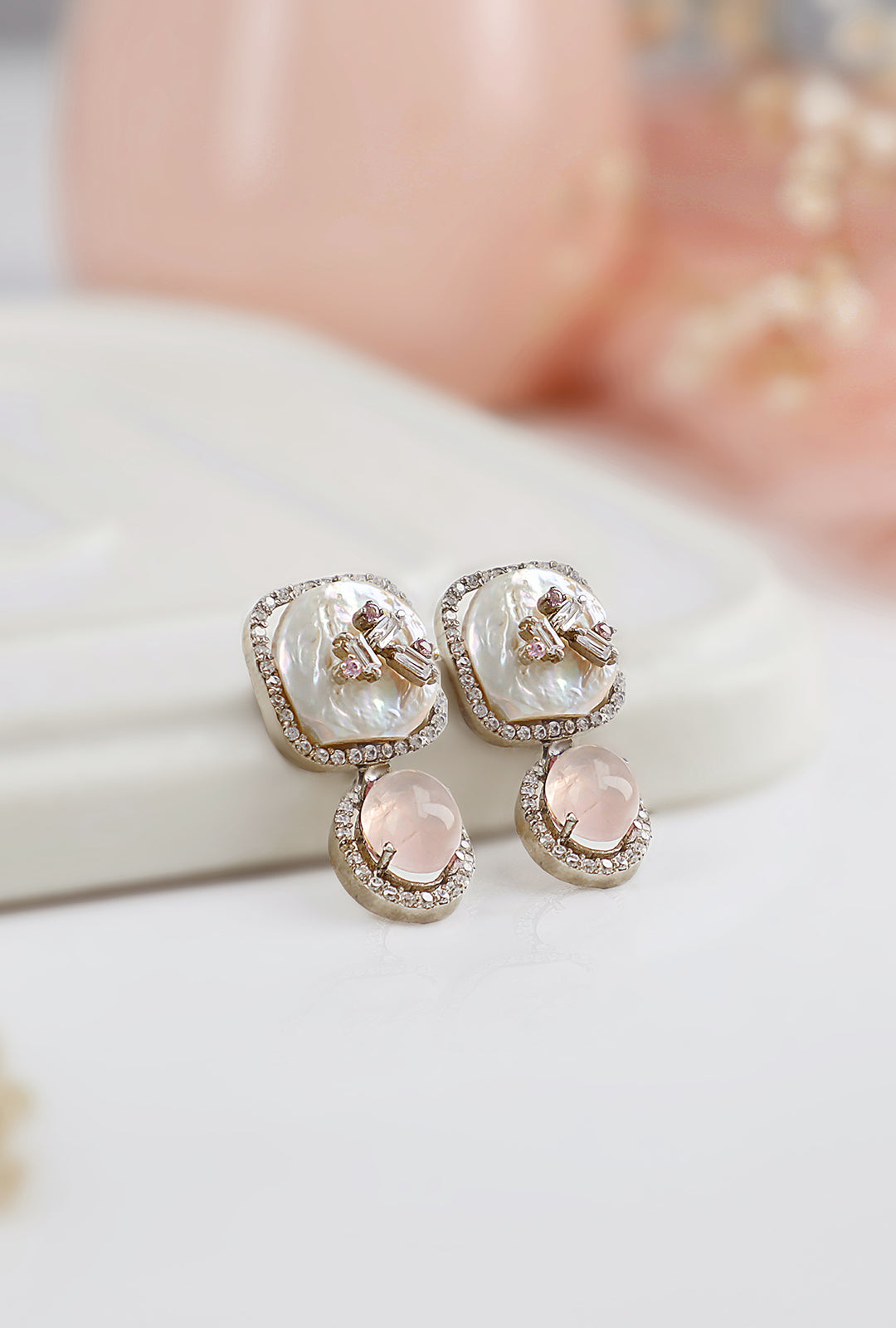 Pink Bloom Earrings