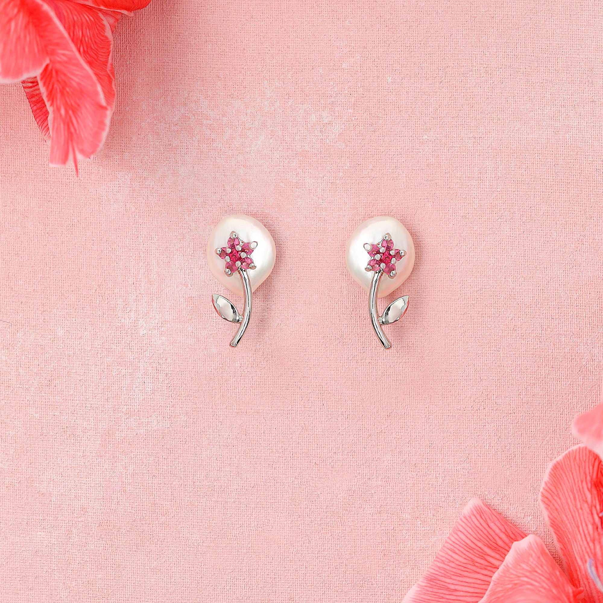 Pink Ice Earrings