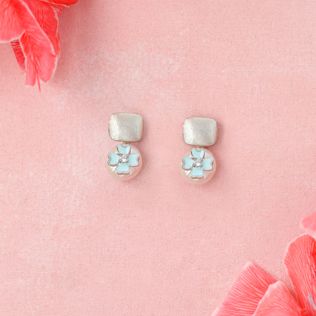 Floral Charm Earrings