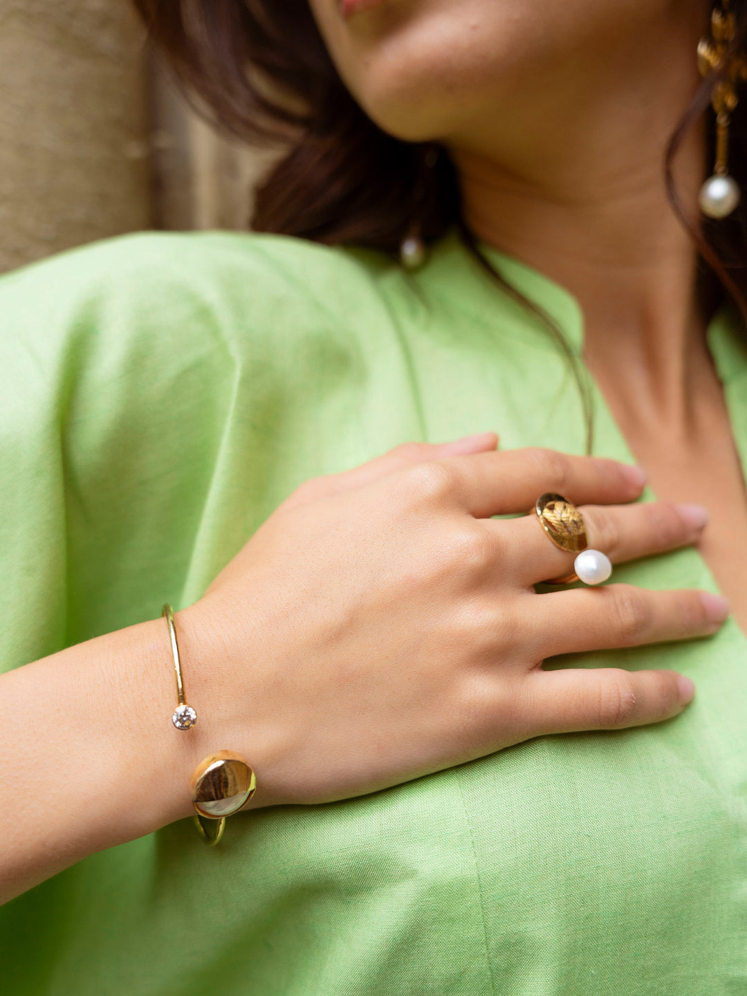 Shimmer Cuff Bracelet