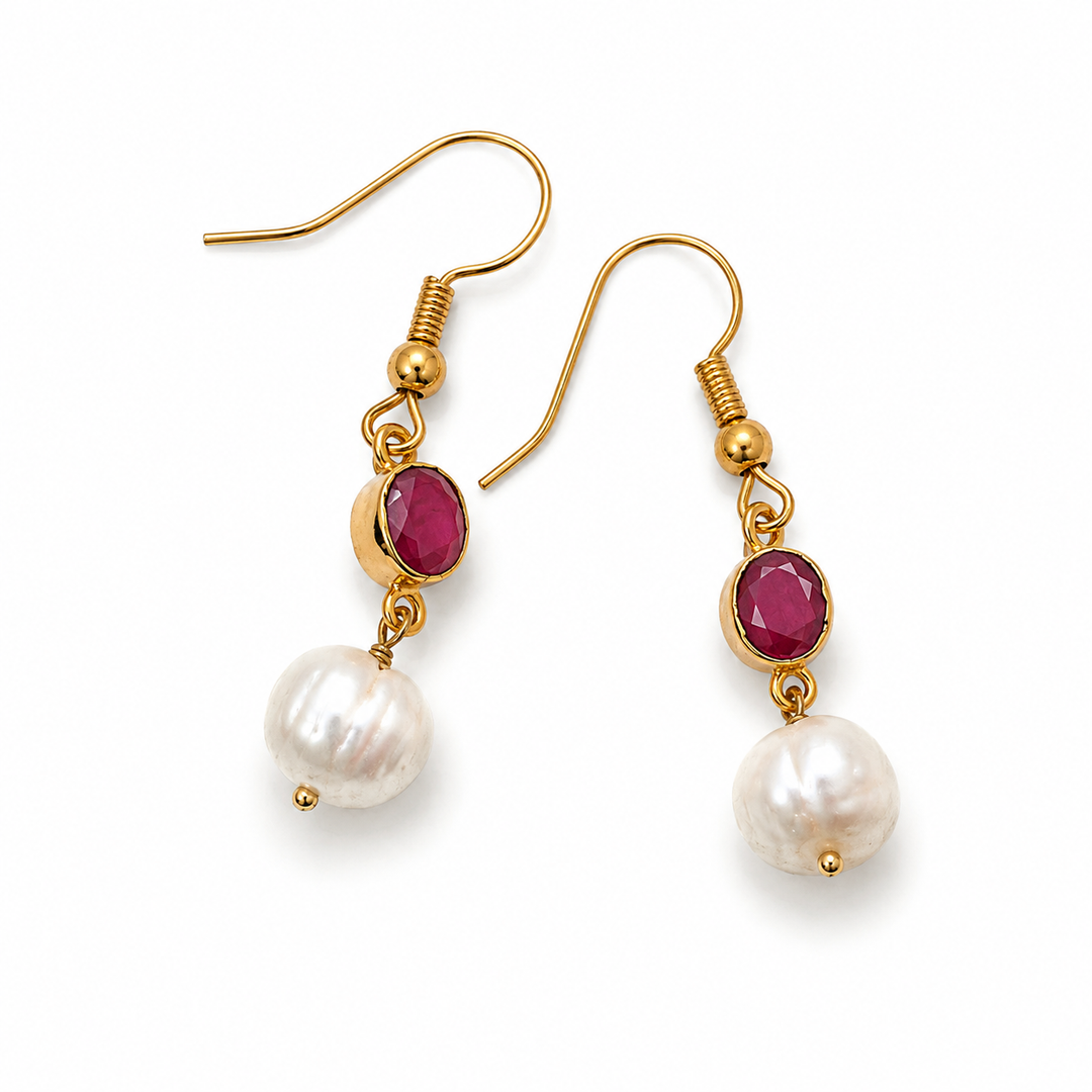 Tears of Ruby earrings