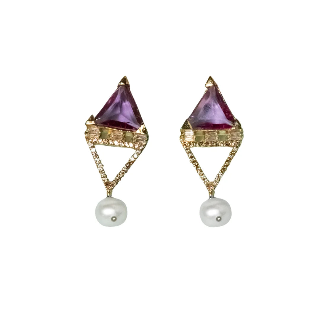 Grape Sorbet Earrings
