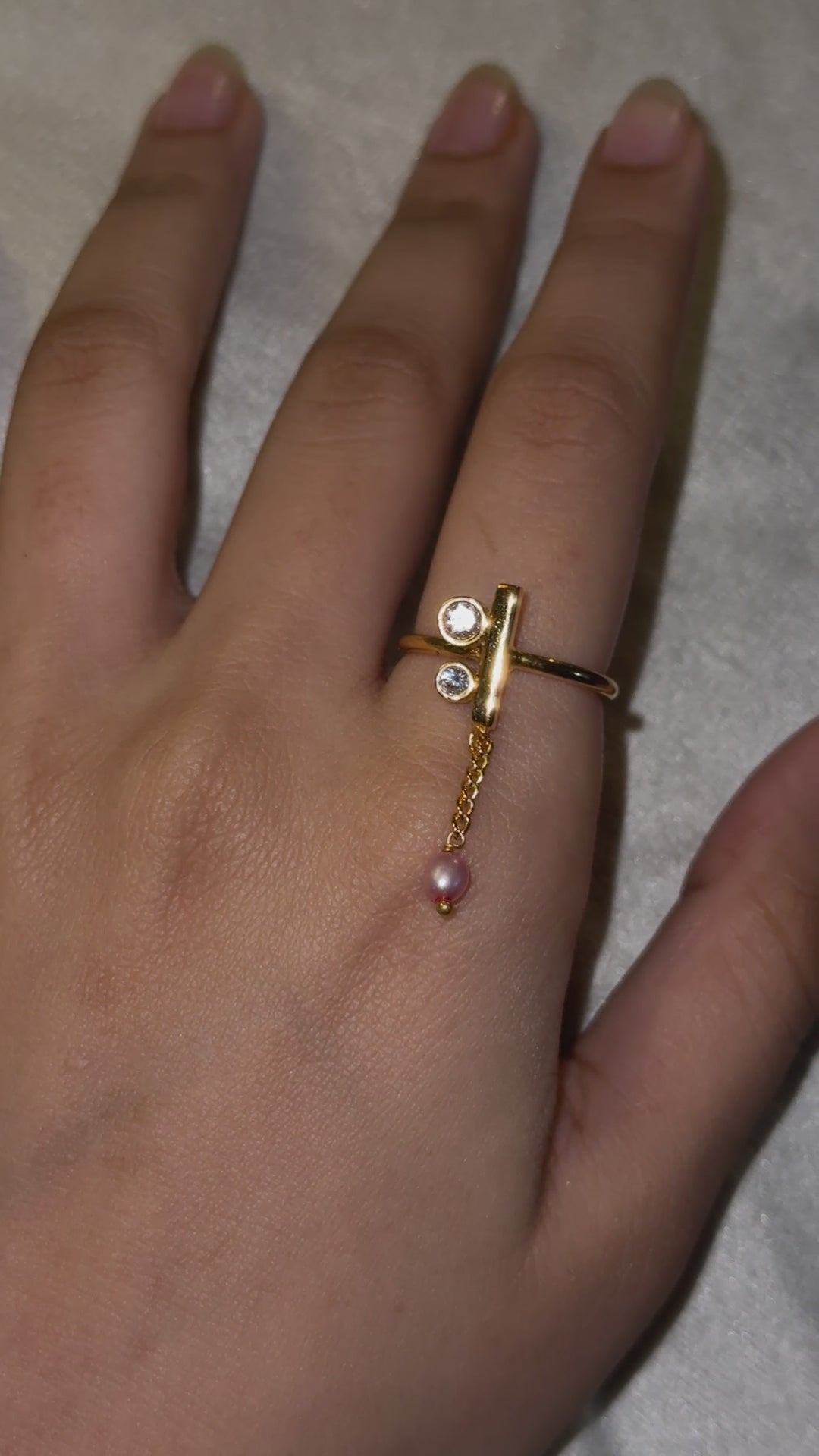 Blushberry Pearl Ring