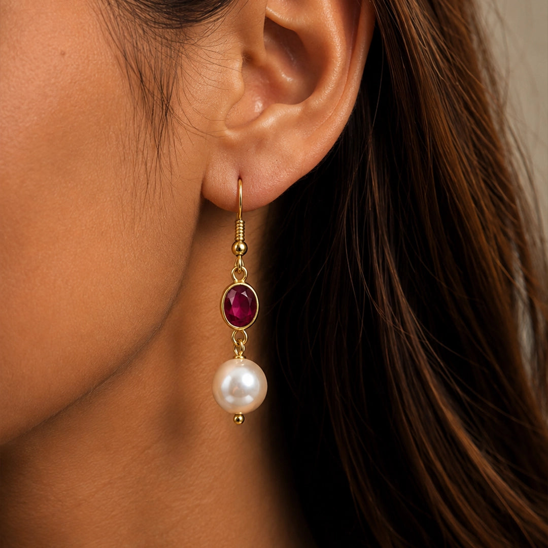 Tears of Ruby earrings