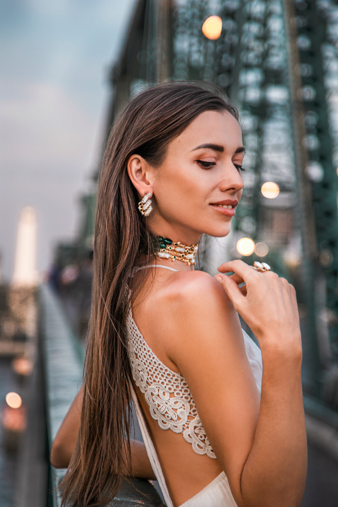 Green Ivy Earrings