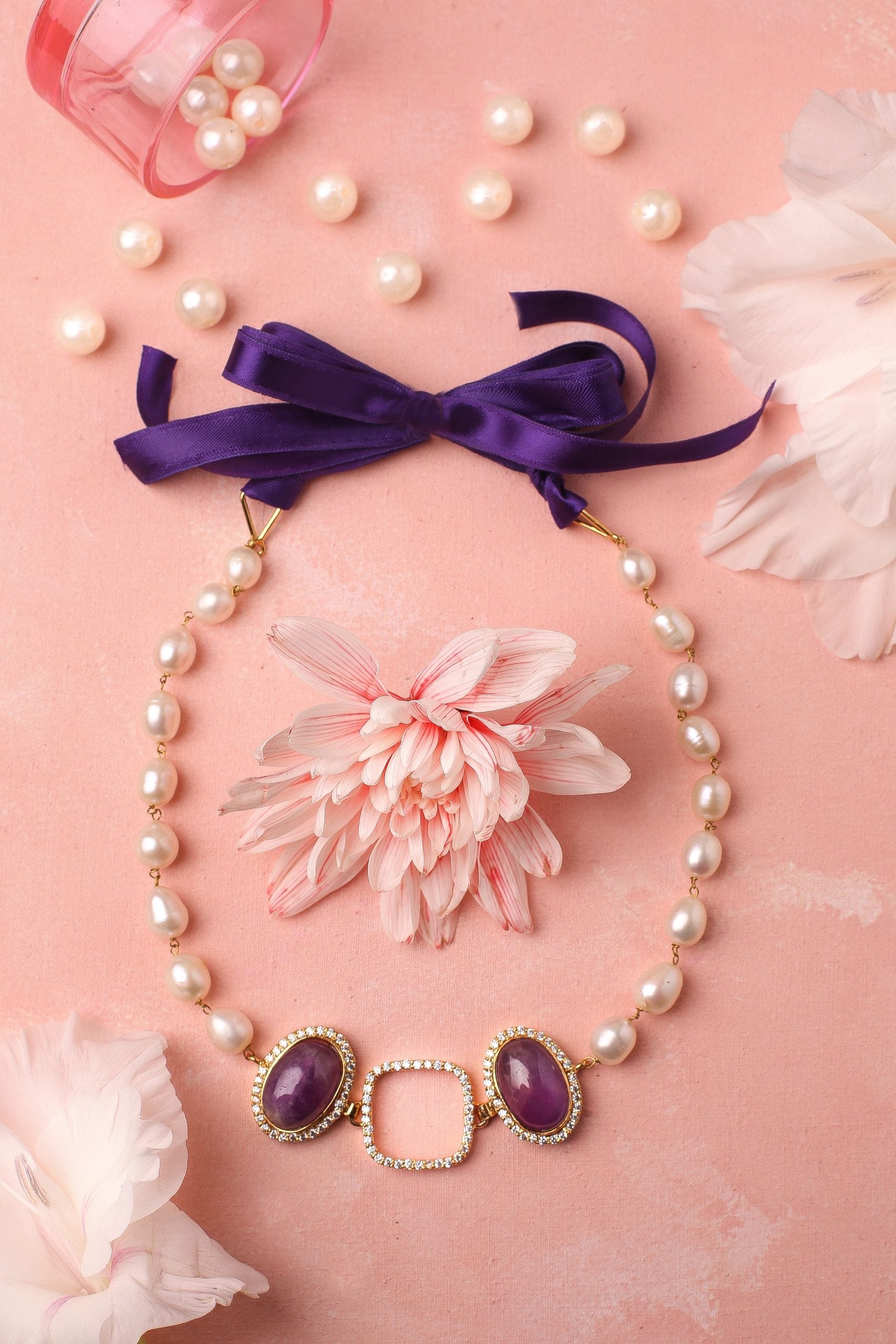 Lavender Love Choker Necklace