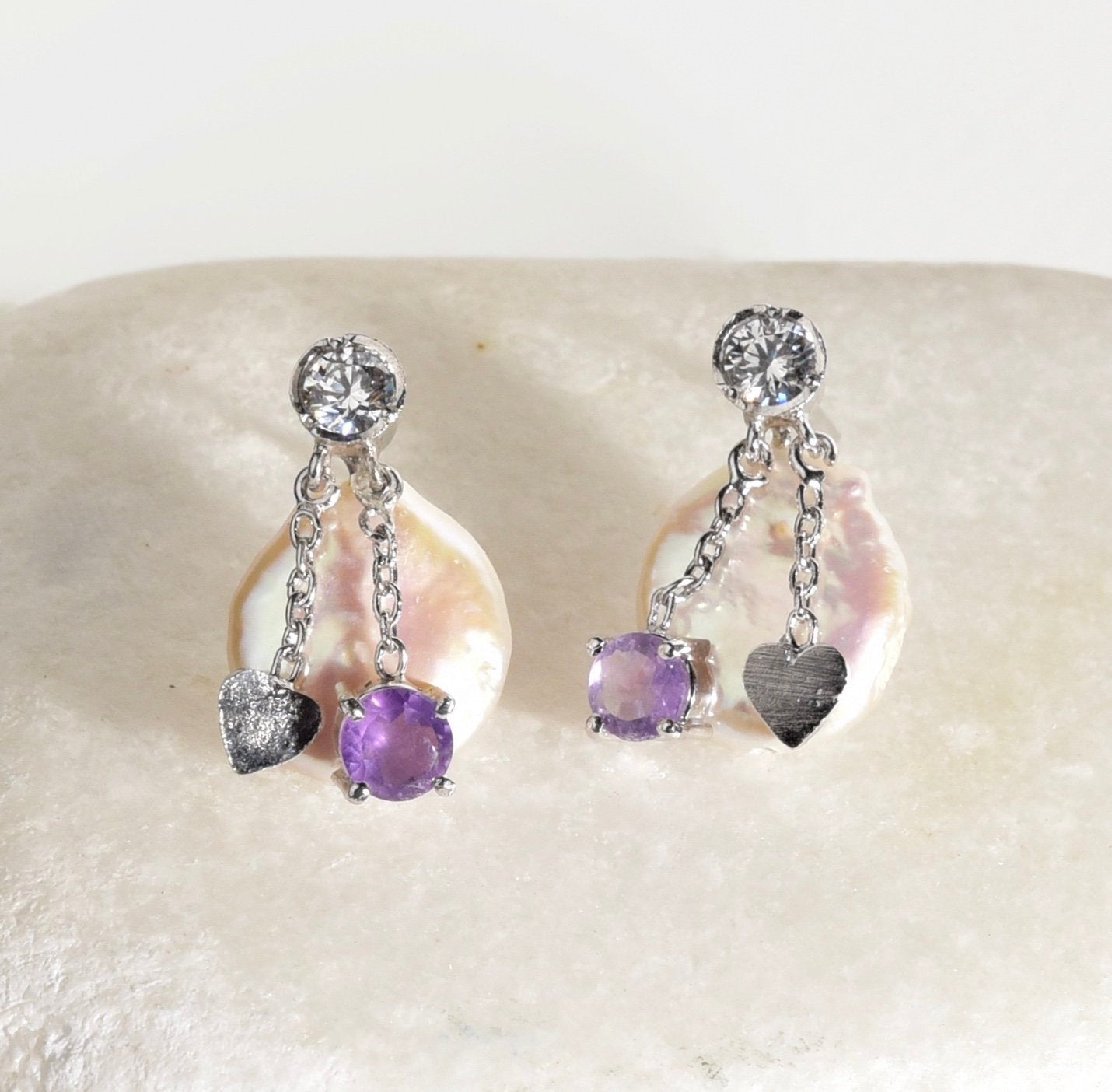 Lilac Charm Earrings