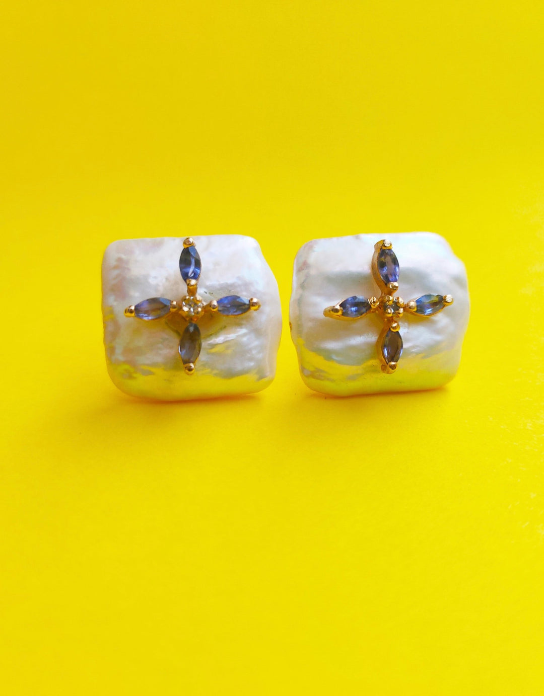 SapphSquare Earrings