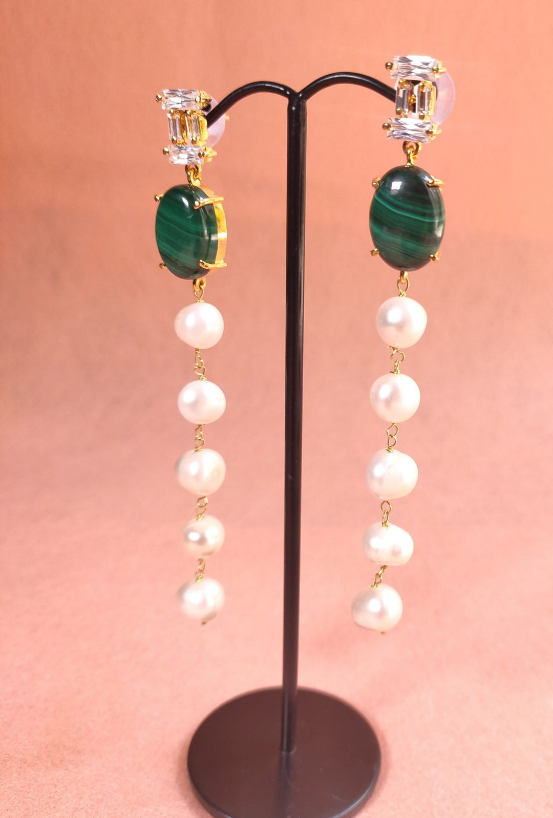 Malachite Madness Earrings