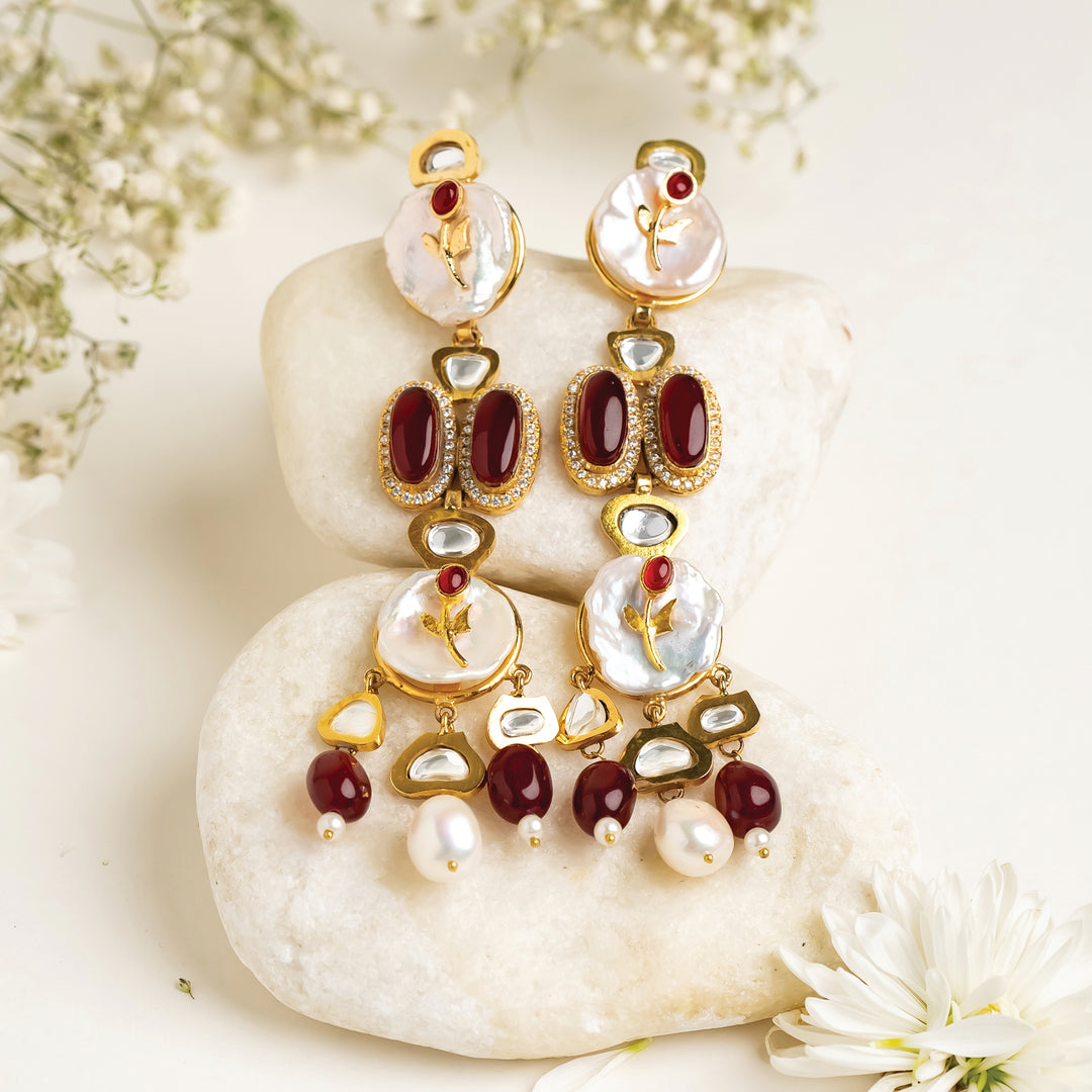 Scarlet Ruby Earrings